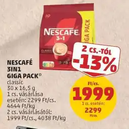 PENNY NESCAFÉ 3IN1 GIGA PACK ajánlat