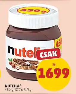 PENNY Nutella ajánlat