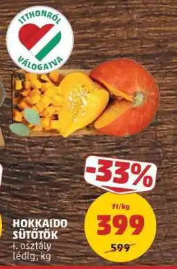 PENNY Hokkaido sütőtök ajánlat