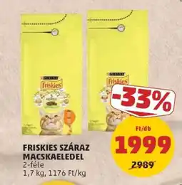 PENNY FRISKIES Száraz macskaeledel ajánlat