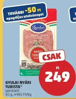 PENNY Gyulai Nyári Turista ajánlat