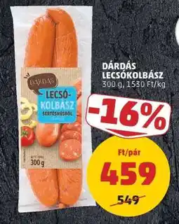 PENNY Dárdás Lecsókolbász ajánlat