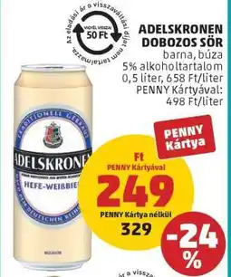 PENNY Adelskronen Dobozos Sör ajánlat
