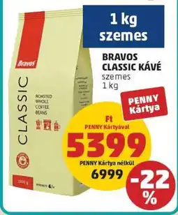 PENNY BRAVOS CLASSIC KÁVÉ ajánlat