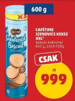 PENNY CAFÉTIME Szendvics Keksz XXL ajánlat