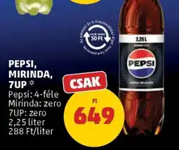 PENNY Pepsi, Mirinda, 7UP ajánlat