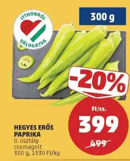 PENNY Hegyes erős paprika ajánlat