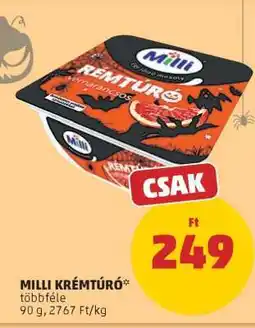 PENNY MILLI Krémtúró ajánlat