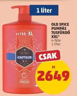 PENNY Old Spice Pumpás Tusfürdő XXL ajánlat