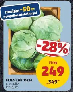 PENNY Fejes káposzta ajánlat