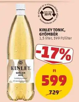 PENNY KINLEY Tonic / gyömbér ajánlat