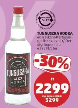 PENNY Tunguszka Vodka ajánlat