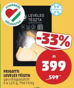 PENNY Frigotti Leveles Tészta ajánlat