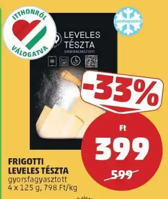 PENNY Frigotti Leveles Tészta ajánlat