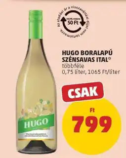 PENNY Hugo boralapú szénsavas ital ajánlat