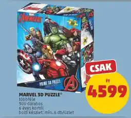 PENNY MARVEL 3D PUZZLE ajánlat