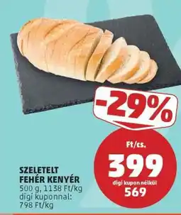 PENNY Szeletelt fehér kenyér ajánlat