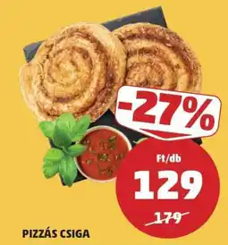 PENNY Pizzás csiga ajánlat