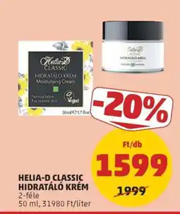 PENNY HELIA-D CLASSIC HIDRATÁLÓ KRÉM ajánlat
