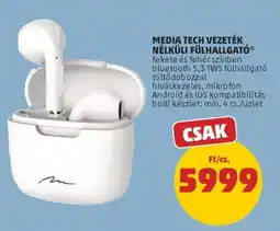 PENNY MEDIA TECH VEZETÉK NÉLKÜLI FÜLHALLGATÓ ajánlat