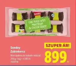 Lidl Sondey Zabtekercs ajánlat