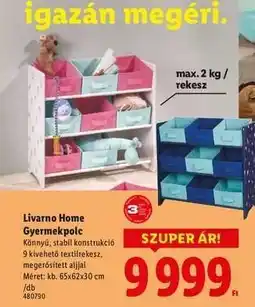 Lidl LIVARNO HOME Gyermekpolc ajánlat