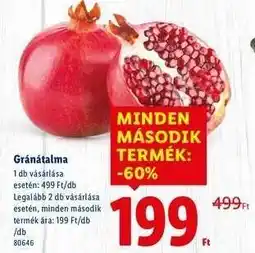 Lidl Gránátalma ajánlat