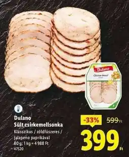 Lidl Dulano Sült csirkemellsonka ajánlat