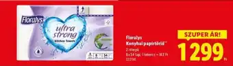 Lidl FLORALYS Konyhai papírtörlő ajánlat