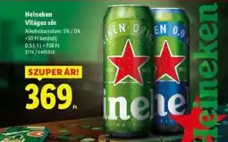 Lidl HEINEKEN Világos sör ajánlat