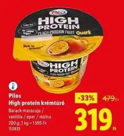 Lidl PILOS High Protein krémtúró ajánlat