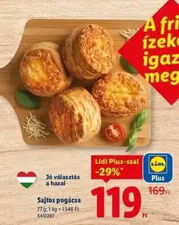 Lidl Sajtos pogácsa ajánlat