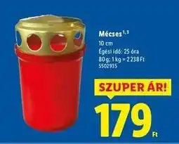 Lidl Mécses ajánlat
