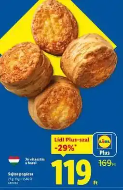 Lidl Sajtos pogácsa ajánlat