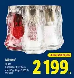 Lidl Mécses ajánlat