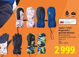 Lidl Lupilu / Crivit Kisgyermek / gyermek sísz kesztyű ajánlat