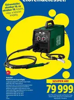 Lidl Parkside Multifunkciós hegesztőgép ajánlat