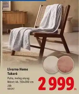 Lidl LIVARNO HOME Takaró ajánlat
