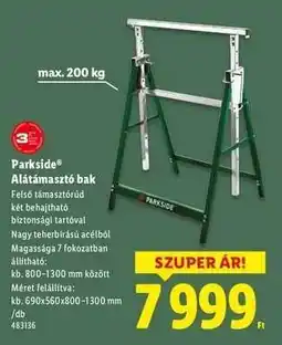 Lidl PARKSIDE Alátámasztó bak ajánlat