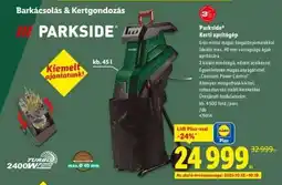 Lidl PARKSIDE Kerti aprítógép ajánlat
