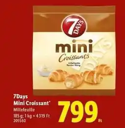 Lidl 7DAYS Mini croissant ajánlat