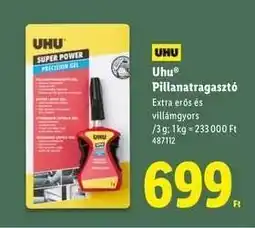 Lidl Uhu Pillanatragasztó ajánlat