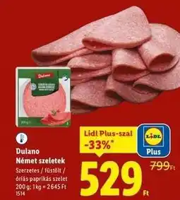 Lidl Dulano Német szeletek ajánlat