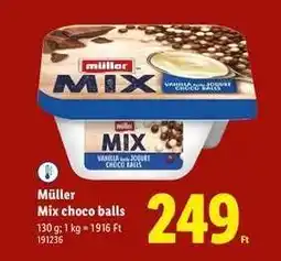 Lidl Müller Mix choco balls ajánlat