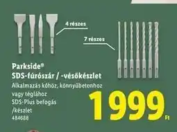 Lidl PARKSIDE SDS-fúrószár / -vésőkészlet ajánlat