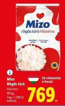 Lidl MIZO Rögös túró ajánlat