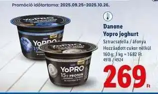 Lidl Danone Yopro joghurt ajánlat