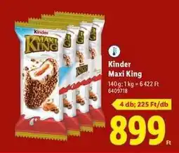 Lidl KINDER Maxi King ajánlat