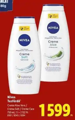 Lidl NIVEA tusfürdő ajánlat