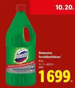 Lidl DOMESTOS Fertőtlenítőszer ajánlat